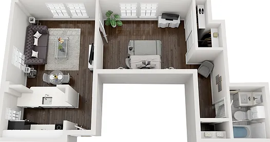 1x1 A7 627 SqFt Renovated 1x1 A7 627 SqFt Renovated