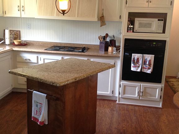Granite top island counter
