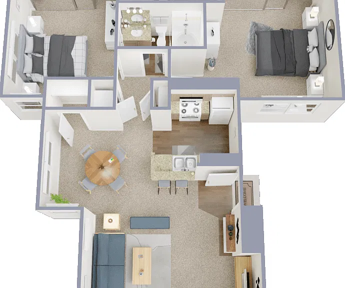 Santa Fe Floorplan Diagram