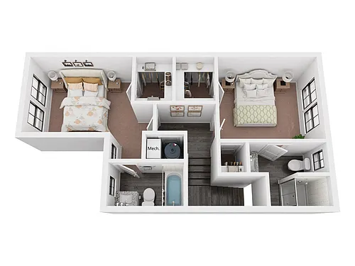 Floor plan TH2-B2