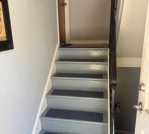 Stairs to apartment
