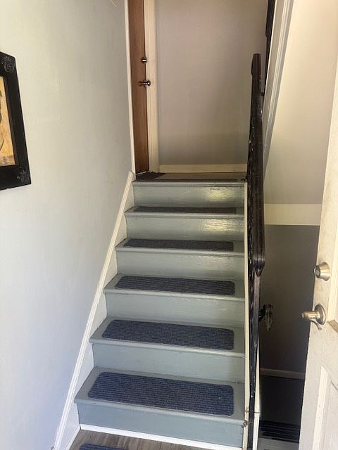 Stairs to apartment