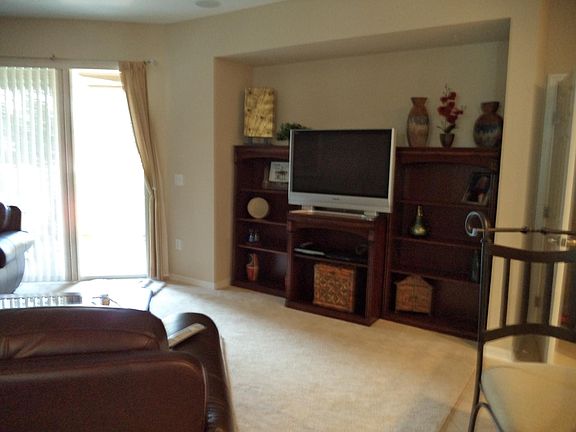 Family room with screened patio access.