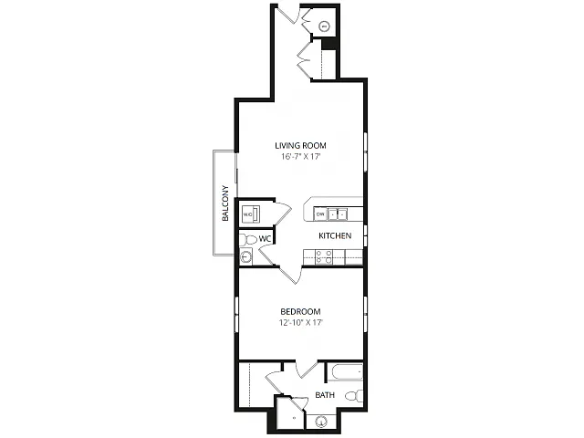 Floor plan 1X15D