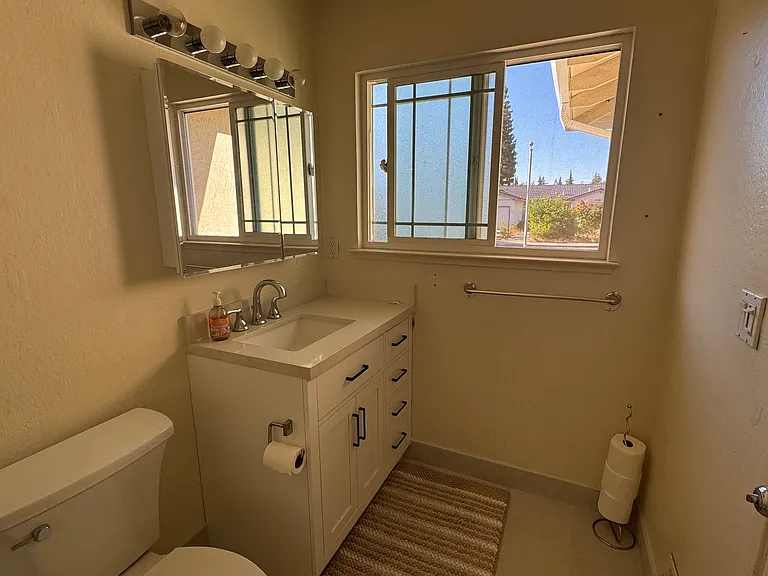Newly remodeled guest bathroom