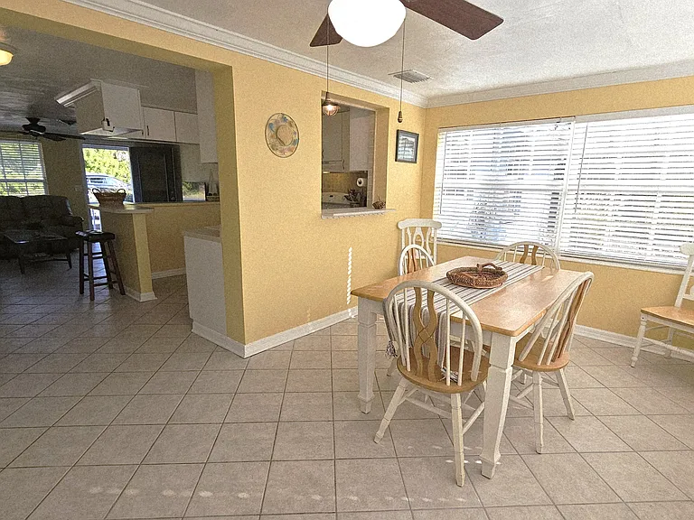 Florida room-dining room