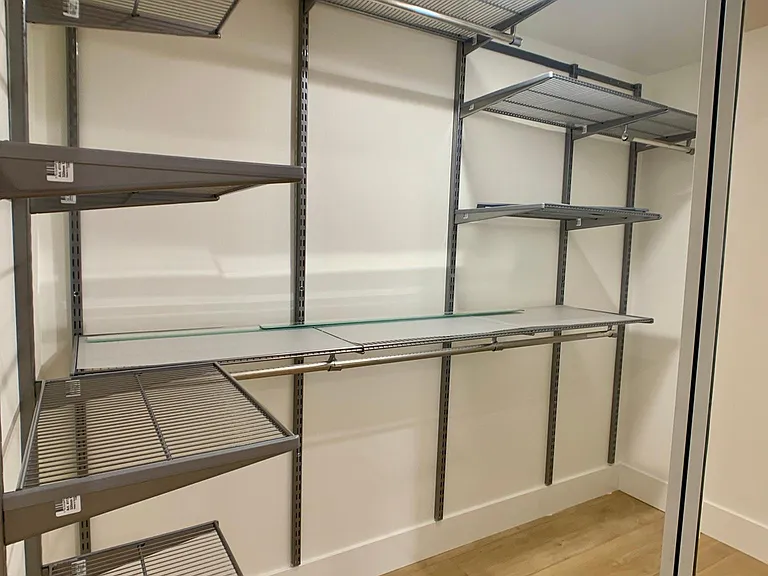 Customizable Elfa closet system