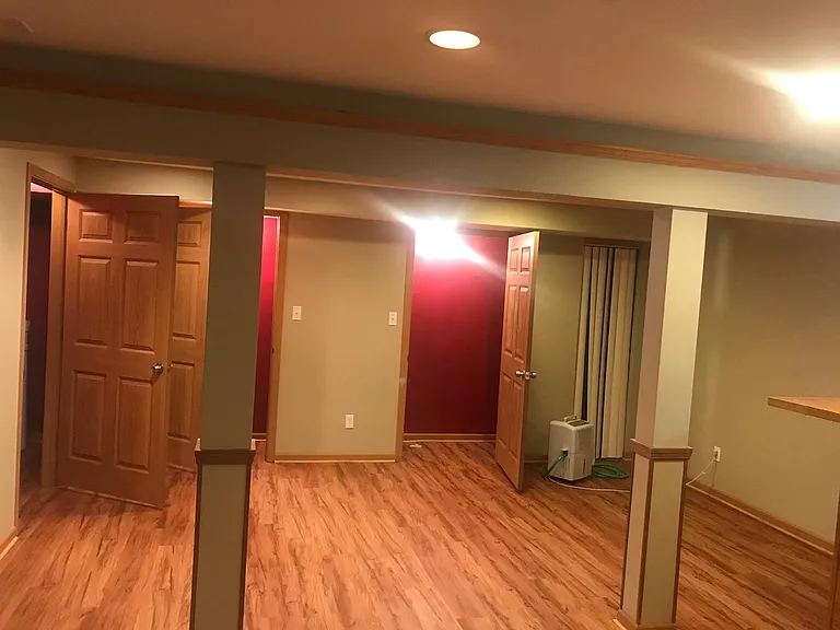another view of the den/bar area