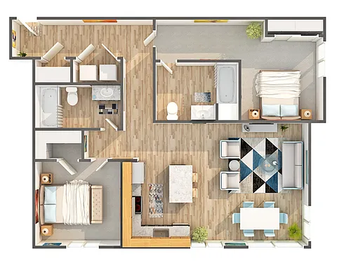Floor plan Belay - Lake Union