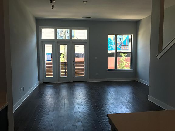 Empty living room area