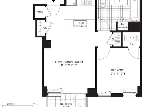 2nd image of 202 8th St APT 8C