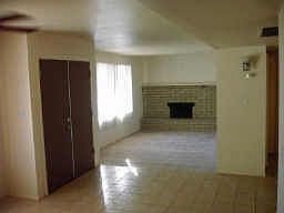 View from kitchen to great room