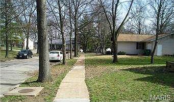 Beautiful tree lined street.