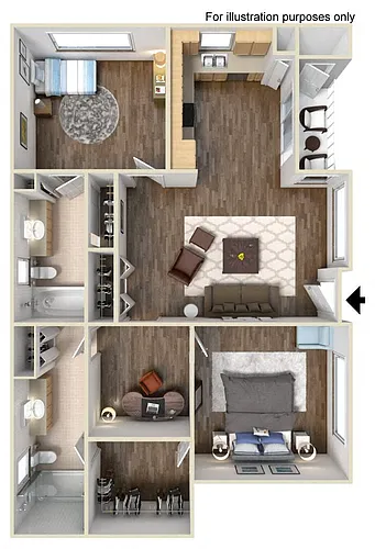 Floor plan 2B2