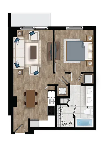 Floor plan A3-B