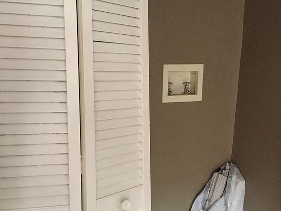 closet with W/D hook ups