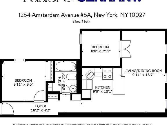 2nd image of 1264 Amsterdam Ave APT 6A