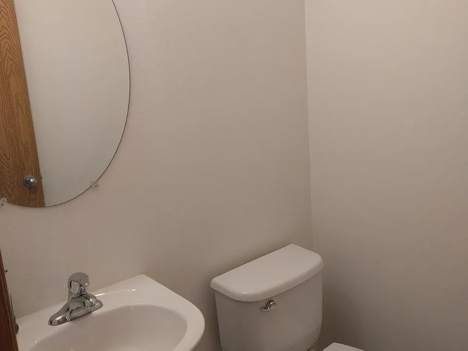 Upstairs half bathroom