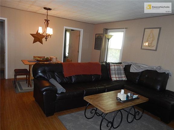 Large family room with dining area