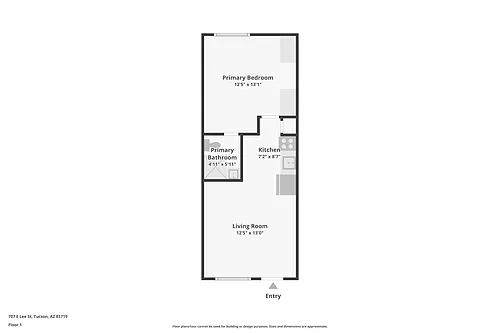 Floor plan One Bedroom