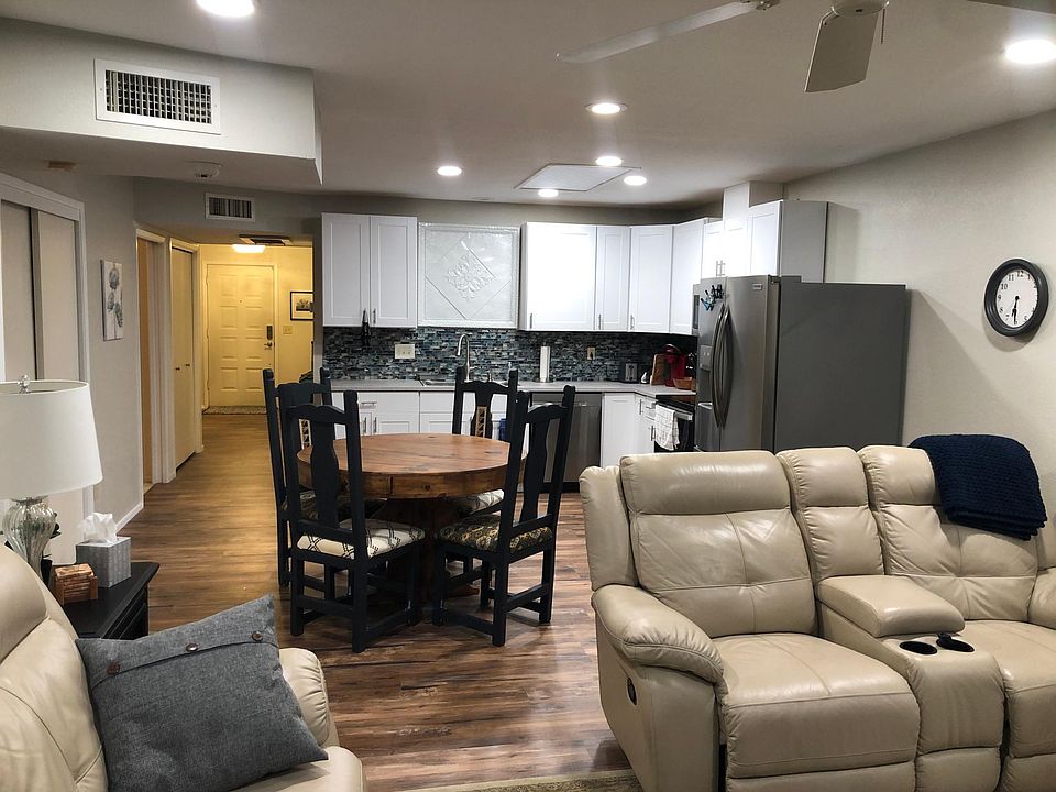 Recliners and open floor plan