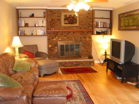 Den with Patio off back of house