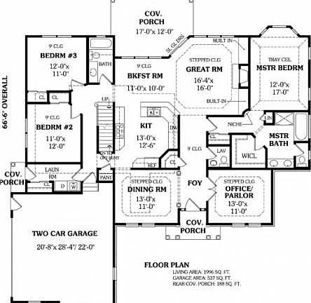 1st floor plan