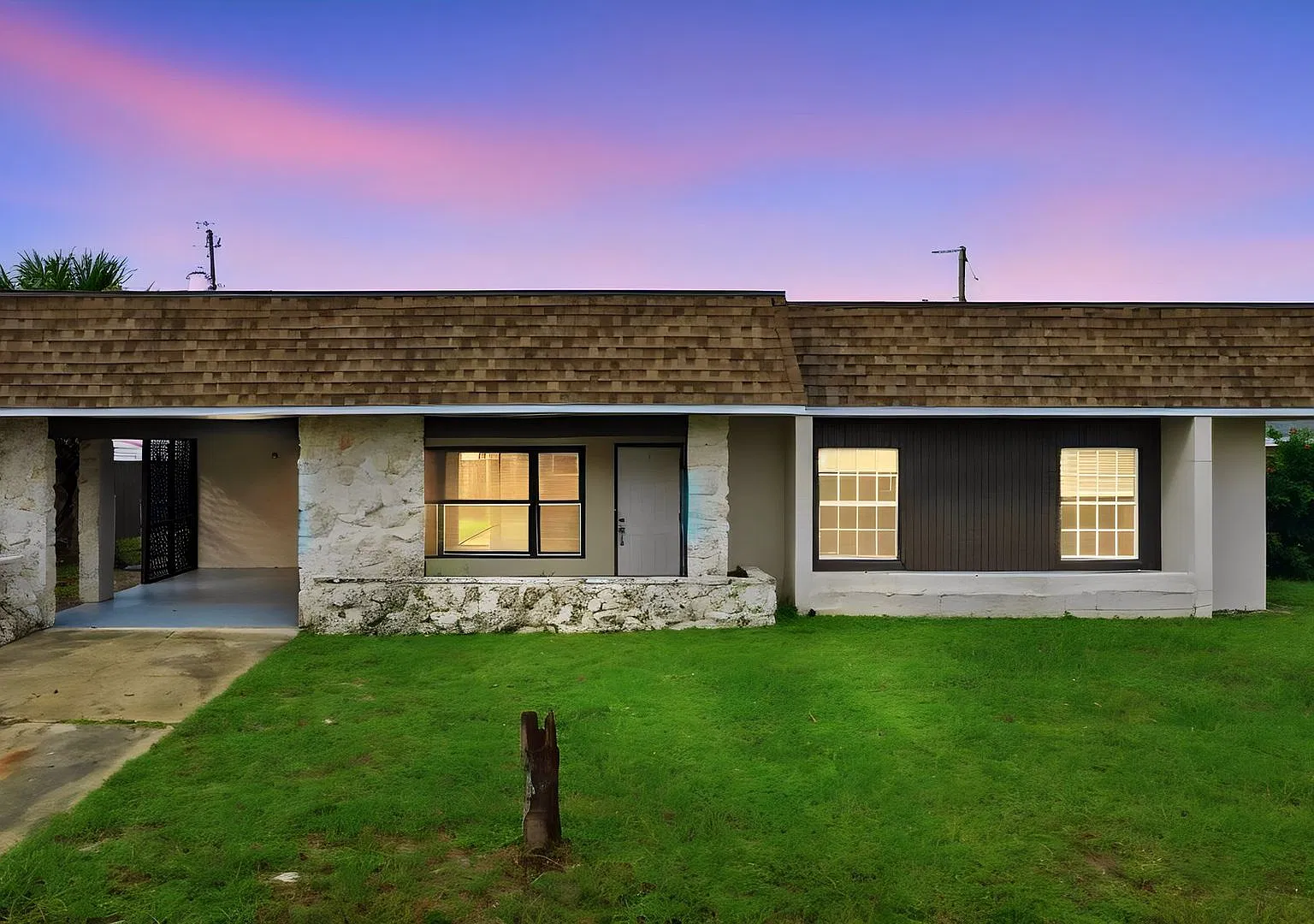 Freshly Painted 3-Bedroom, 2-Bathroom Home with Spacious Kitchen, Fenced Yard & Carport — Photo 1