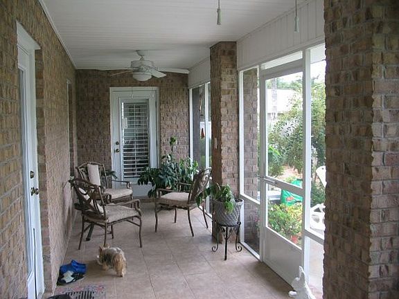 Enclosed back porch