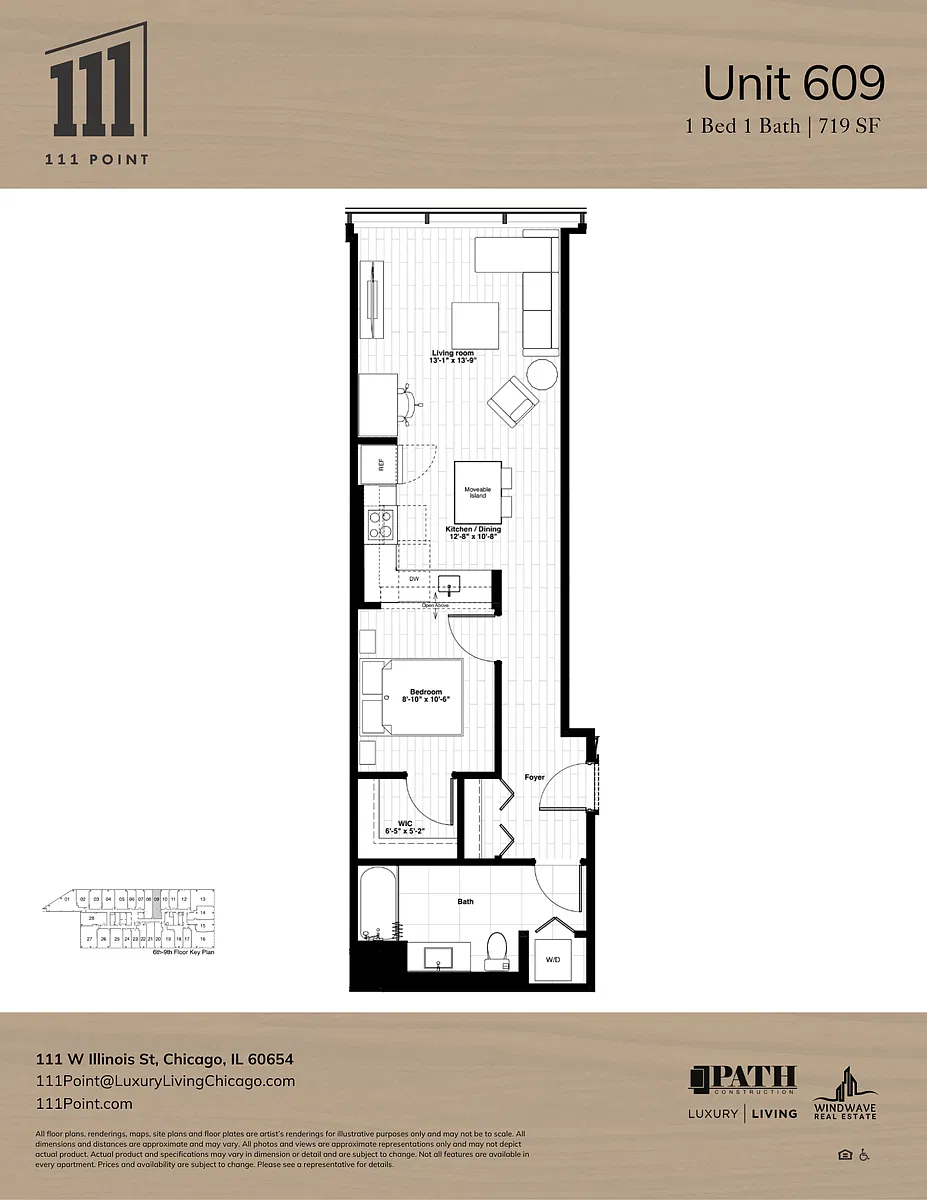 Floor plan 609