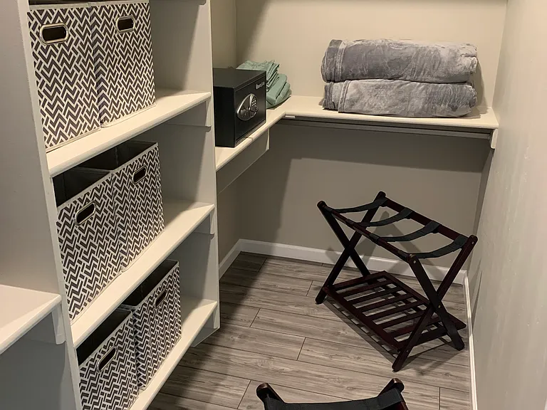 Walk-in Closer in the Master