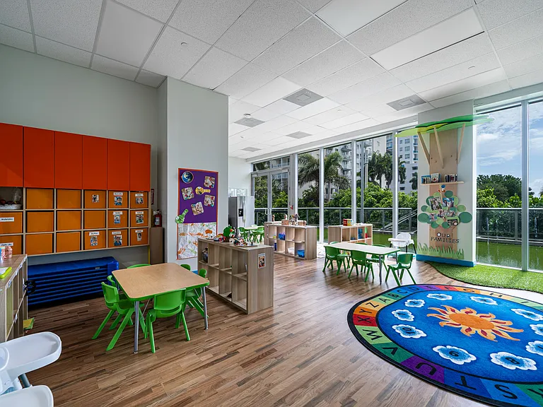 Childcare is right downstairs with Kinovu School