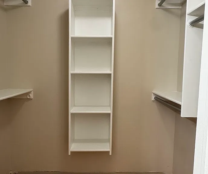Primary closet