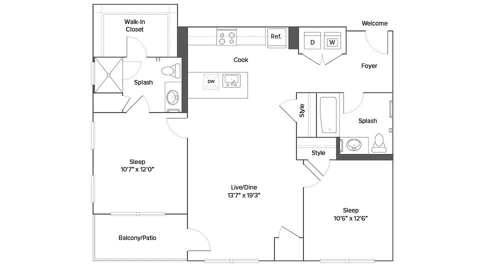 Floor plan B4