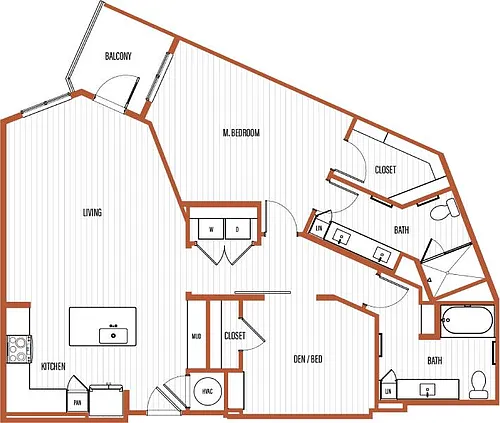 Floor plan The Morris