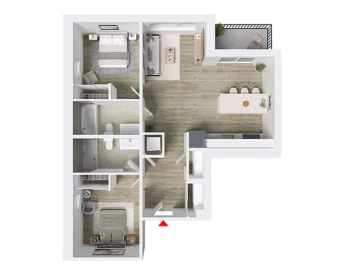 Floor plan 207