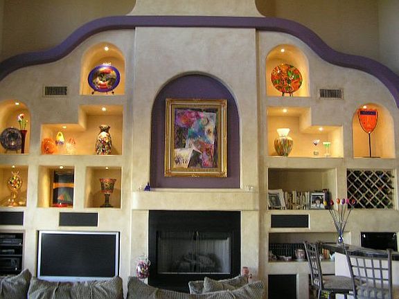 Beautiful Lit Art Niches