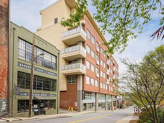 Exterior with the Rhu on the left of the building