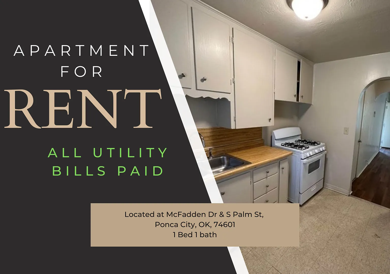1 bed, 690 sqft, $950 — Photo 1