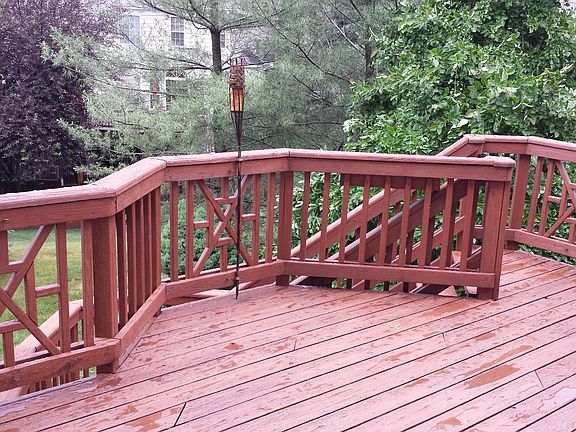 Freshly Painted Deck