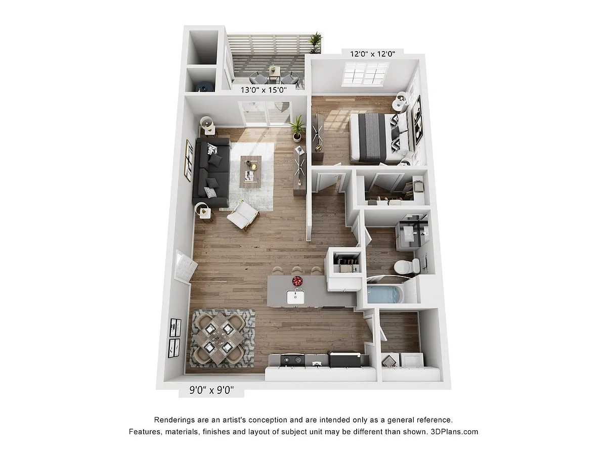 Floor plan A1A