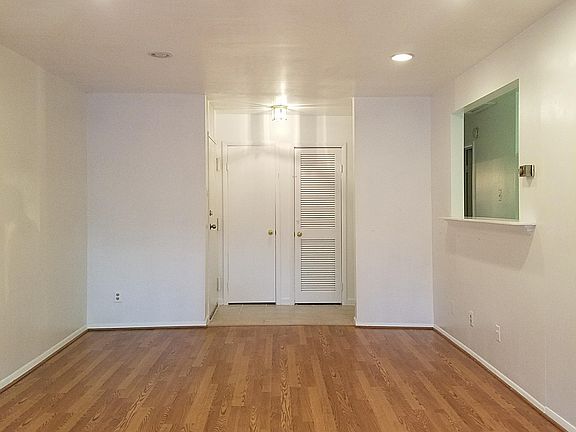 Front door and living area.