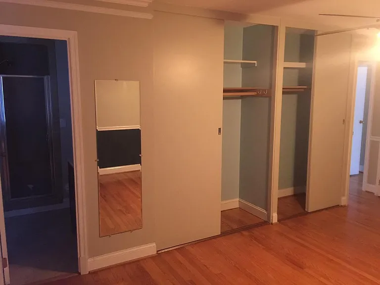 Double Closets in Master Bedroom