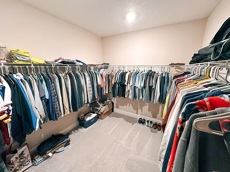 Primary walk-in closet
