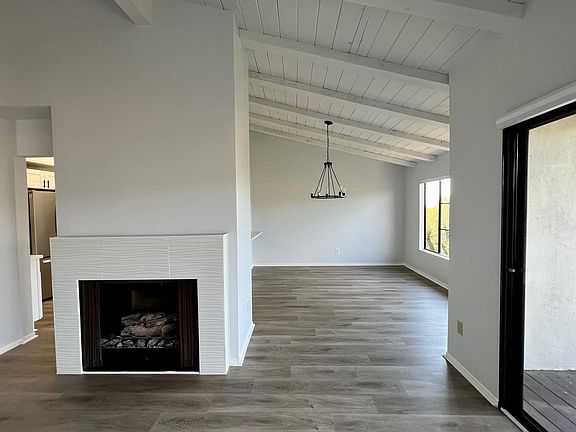 View of the dining room from living room.