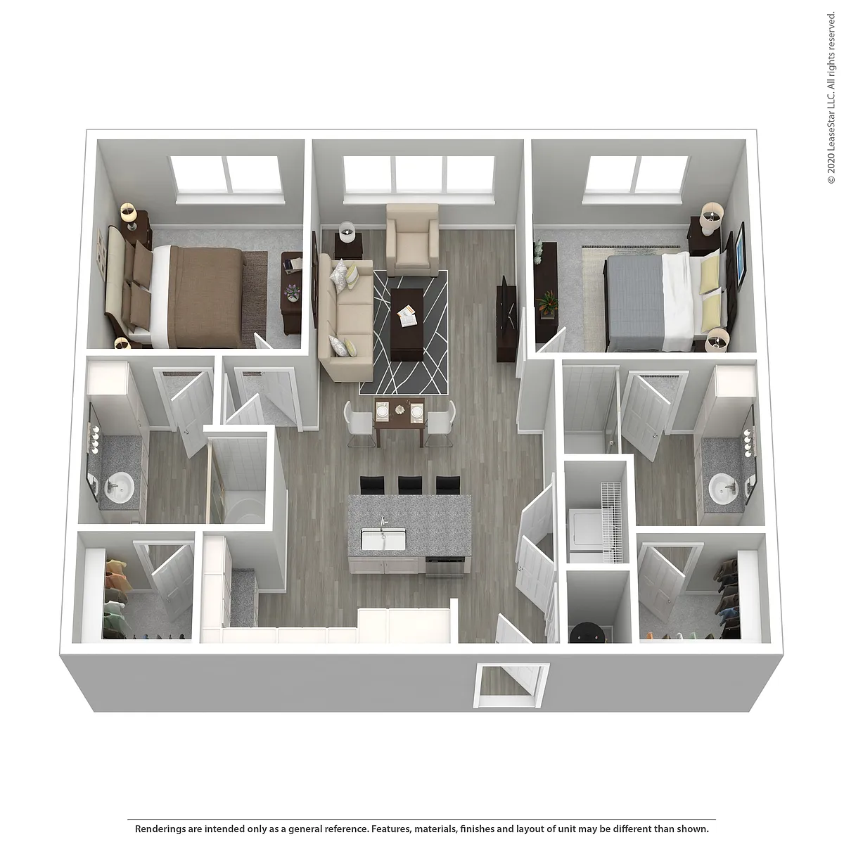 Floor plan Cabana Two