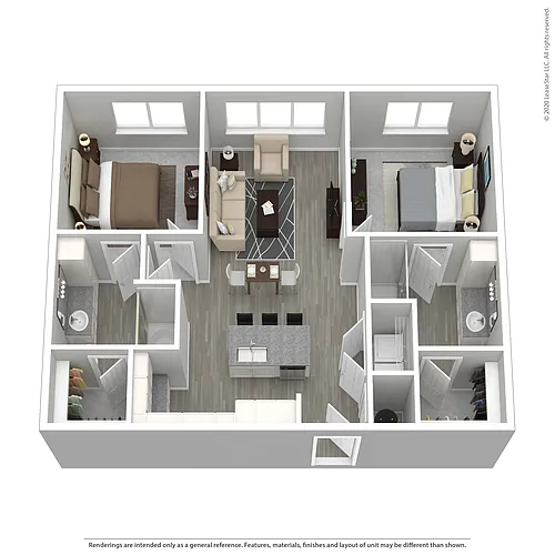 Floor plan Cabana Two