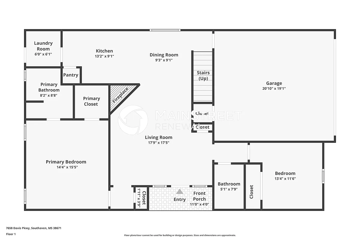 Floor Plan - 7658 Davis Pkwy