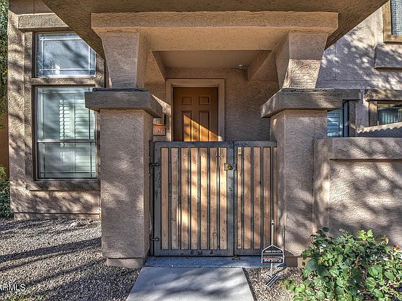 Front gate of the property