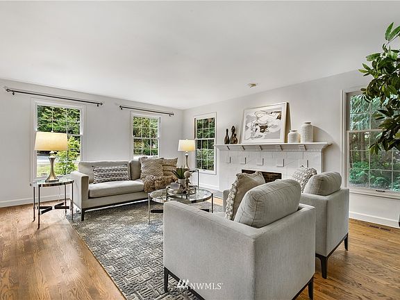 Hardwood floors grace the entire home.
